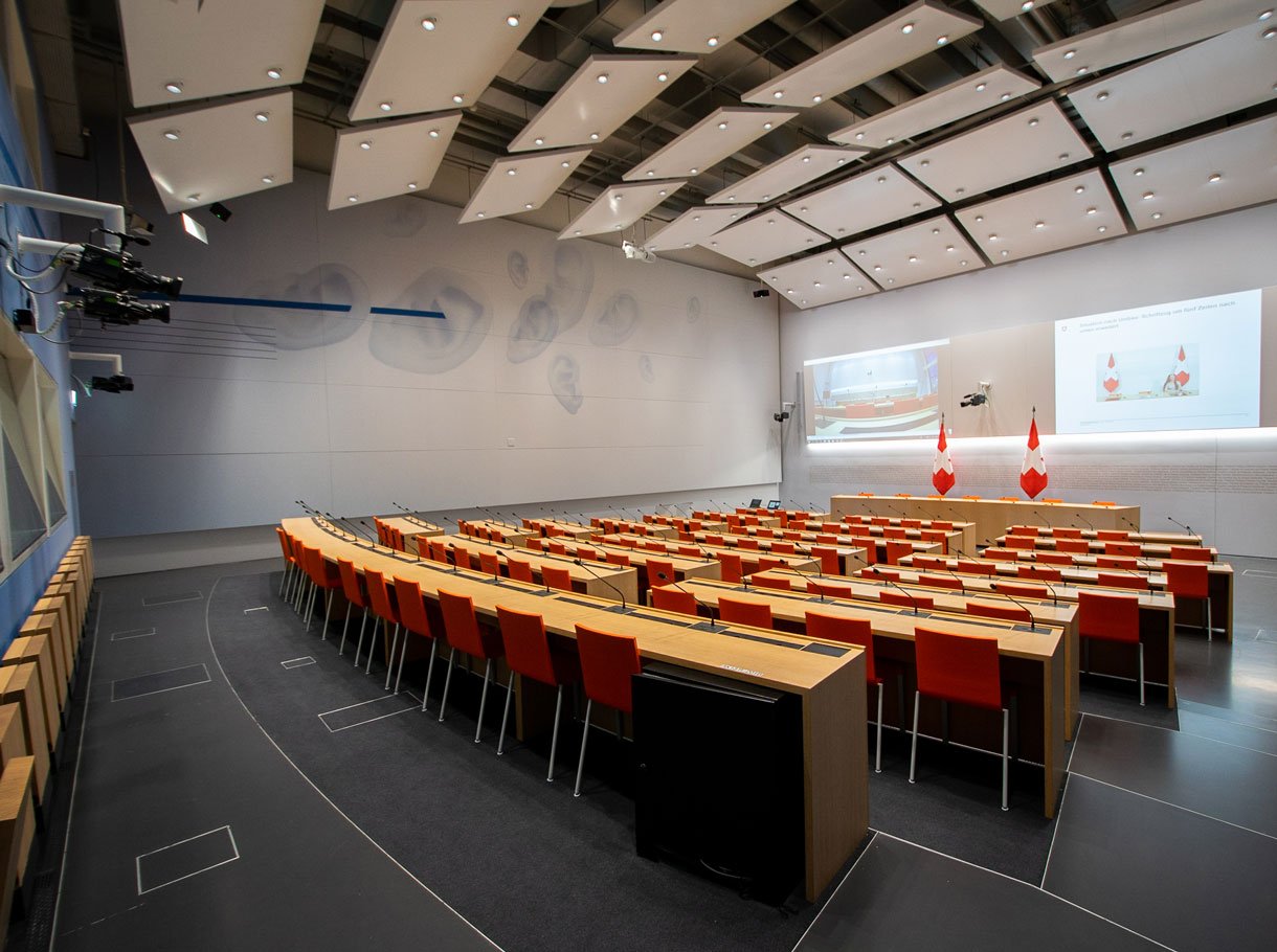 Referenzbild Medienzentrum Bundeshaus, Bern