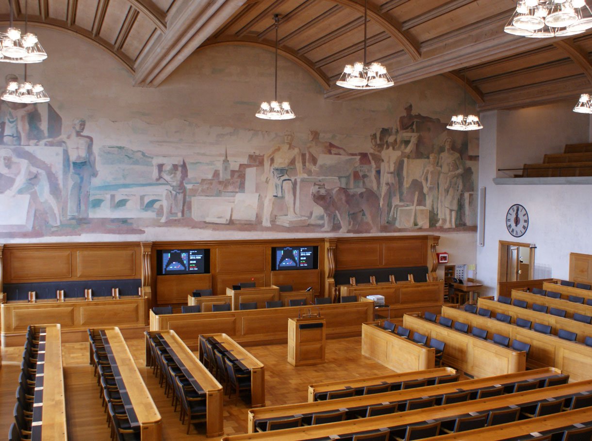 Image de référence Bern City Hall, Council Chamber