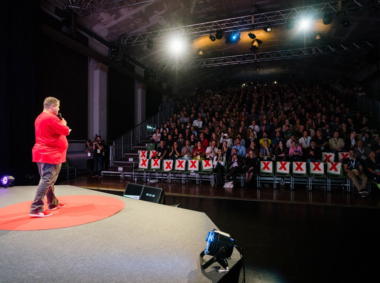 Referenzbild TEDxBern, Speaker