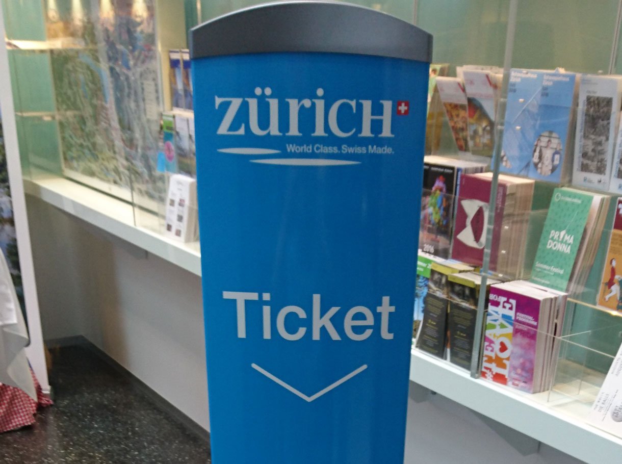 Image de référence Zurich Tourisme, Stèle