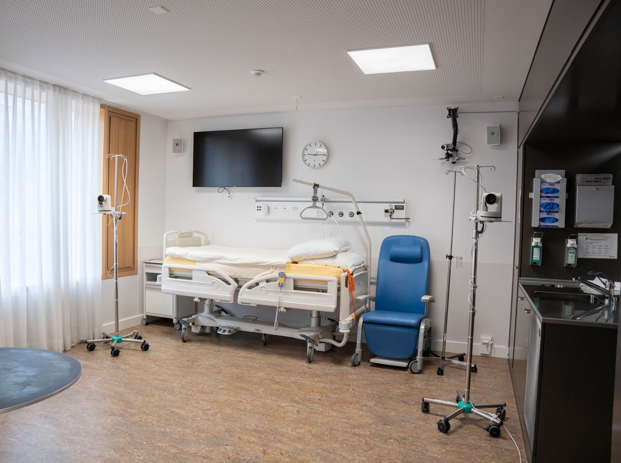 Salle de simulation de la Haute école de santé, Fribourg, Kilchenmann SA