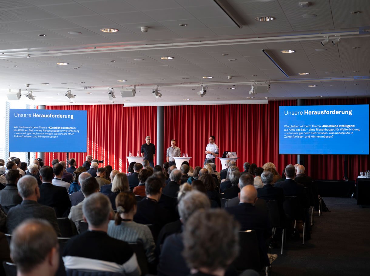 Séance en petits groupes, Spirit of Bern 2026, Kursaal Bern, Kilchenmann AG Séance en petits groupes, Spirit of Bern 2026, Kursaal Bern, Kilchenmann AG