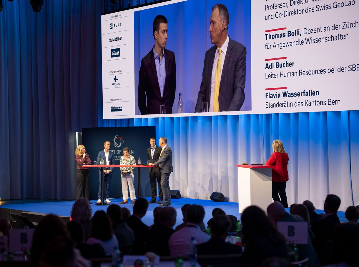 Scène dans l'arène, Spirit of Bern 2026, Kursaal Bern, Kilchenmann AG Scène dans l'arène, Spirit of Bern 2026, Kursaal Bern, Kilchenmann AG