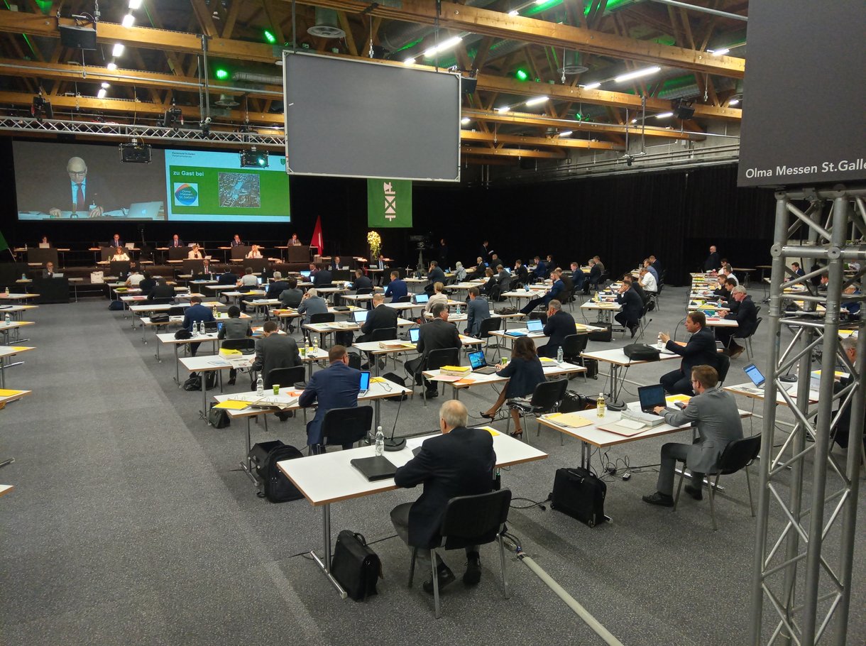 Image de référence Session extraordinaire du Conseil cantonal de Saint-Gall