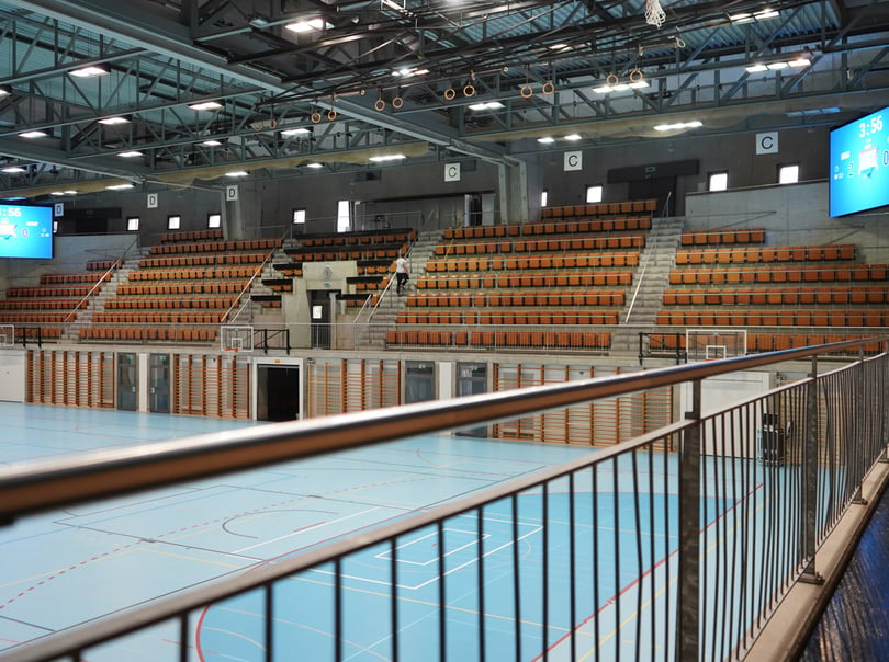 Salle de sport de Wankdorf, Berne, LED