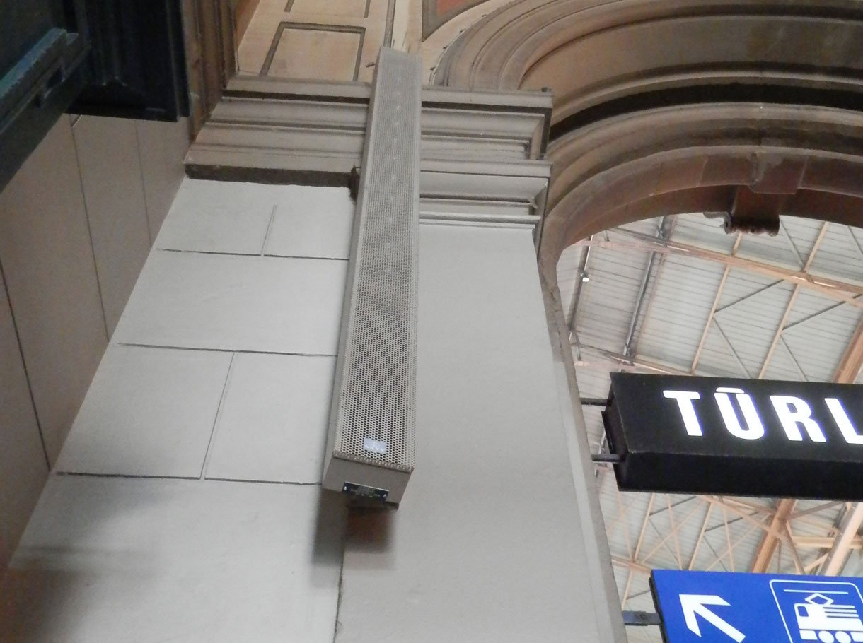 Photo de référence Systèmes de sonorisation de la gare centrale de Zurich